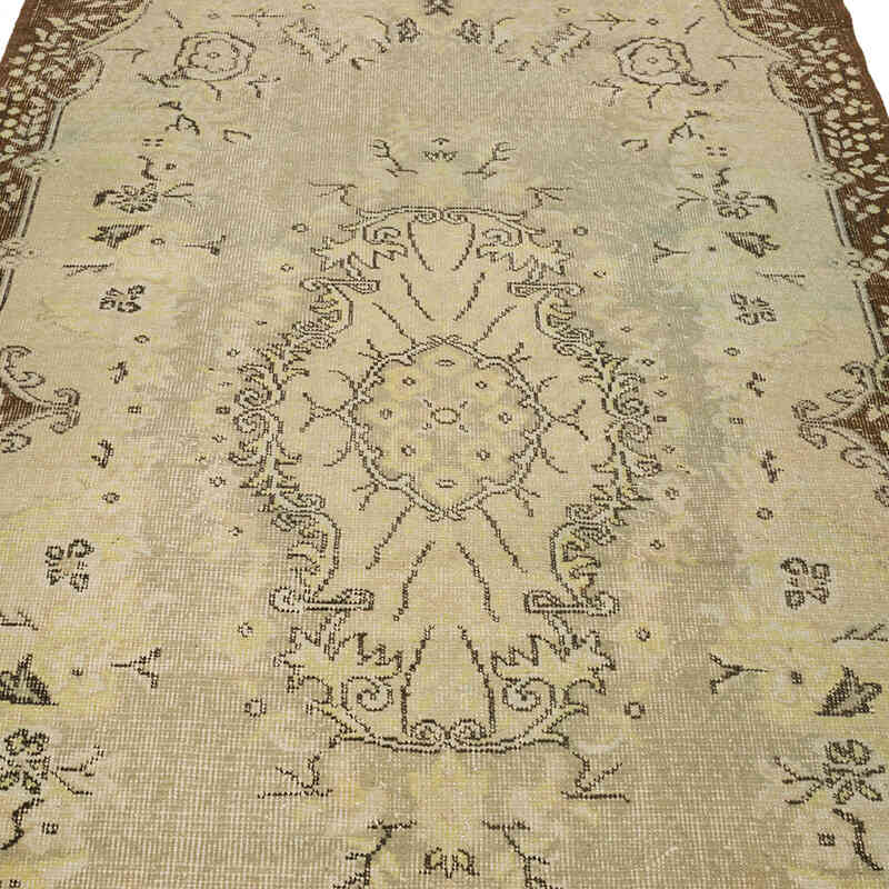 El Dokuma Vintage Halı - 122 cm x 215 cm - K0069815