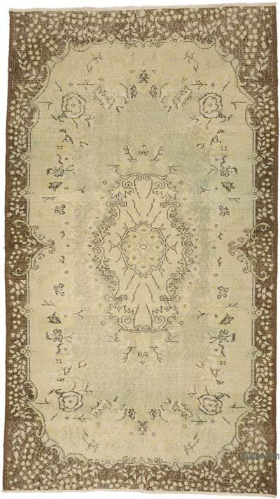 Vintage Turkish Hand-Knotted Rug - 4'  x 7' 1" (48" x 85")
