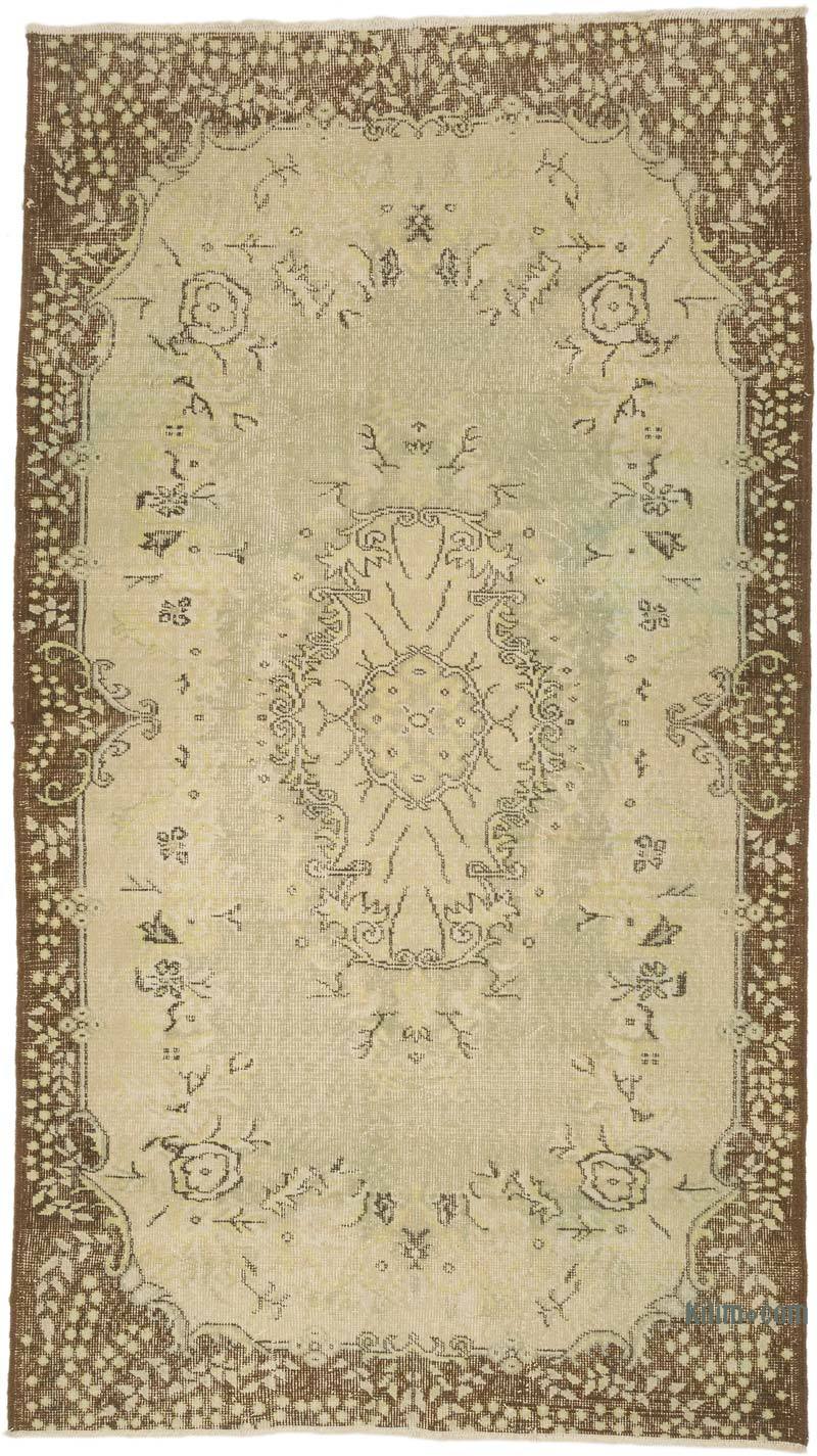 El Dokuma Vintage Halı - 122 cm x 215 cm - K0069815