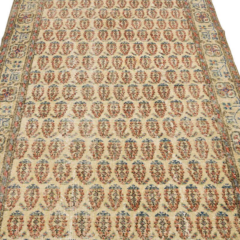 Vintage Turkish Hand-Knotted Rug - 3' 9" x 6' 9" (45" x 81") - K0069817