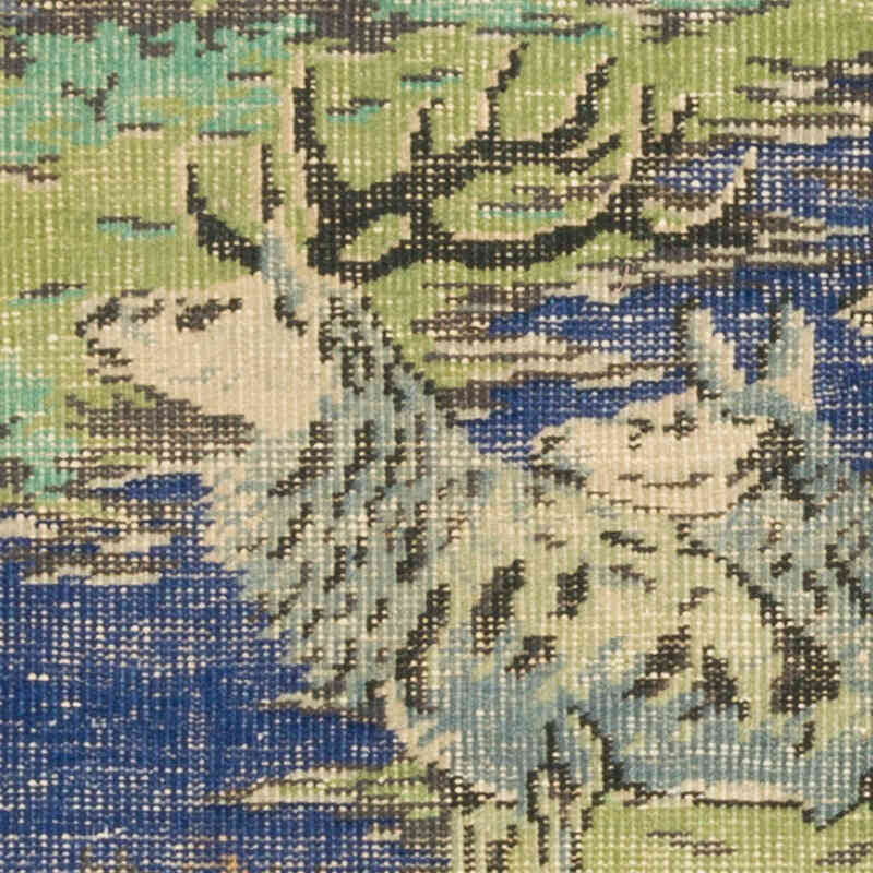 Alfombra Vintage Turca Anudada a Mano - 151 cm x 93 cm - K0069818