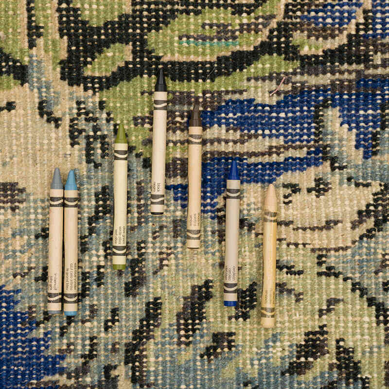 Alfombra Vintage Turca Anudada a Mano - 151 cm x 93 cm - K0069818