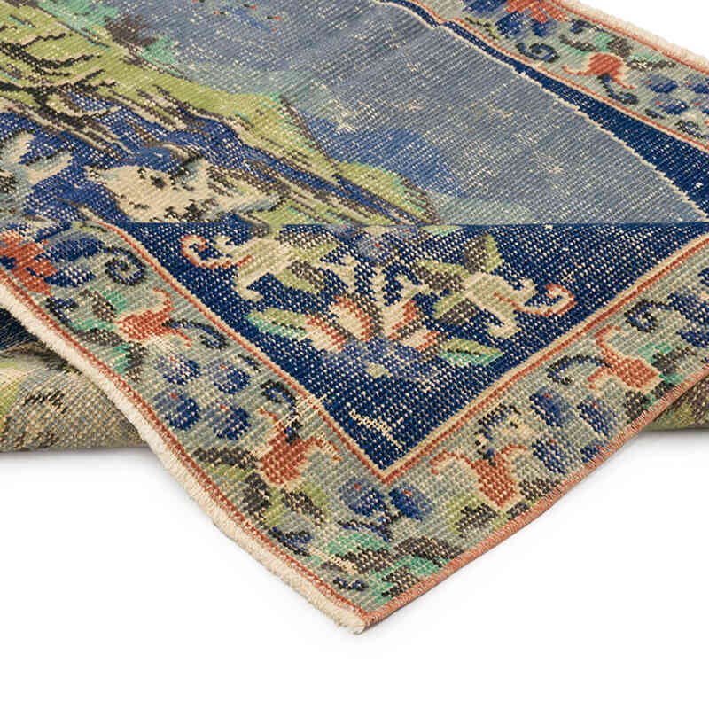 Alfombra Vintage Turca Anudada a Mano - 151 cm x 93 cm - K0069818