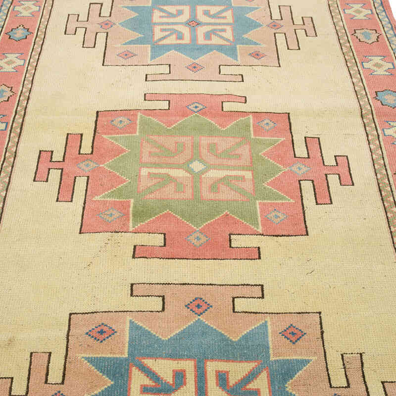 El Dokuma Vintage Halı - 132 cm x 203 cm - K0069820