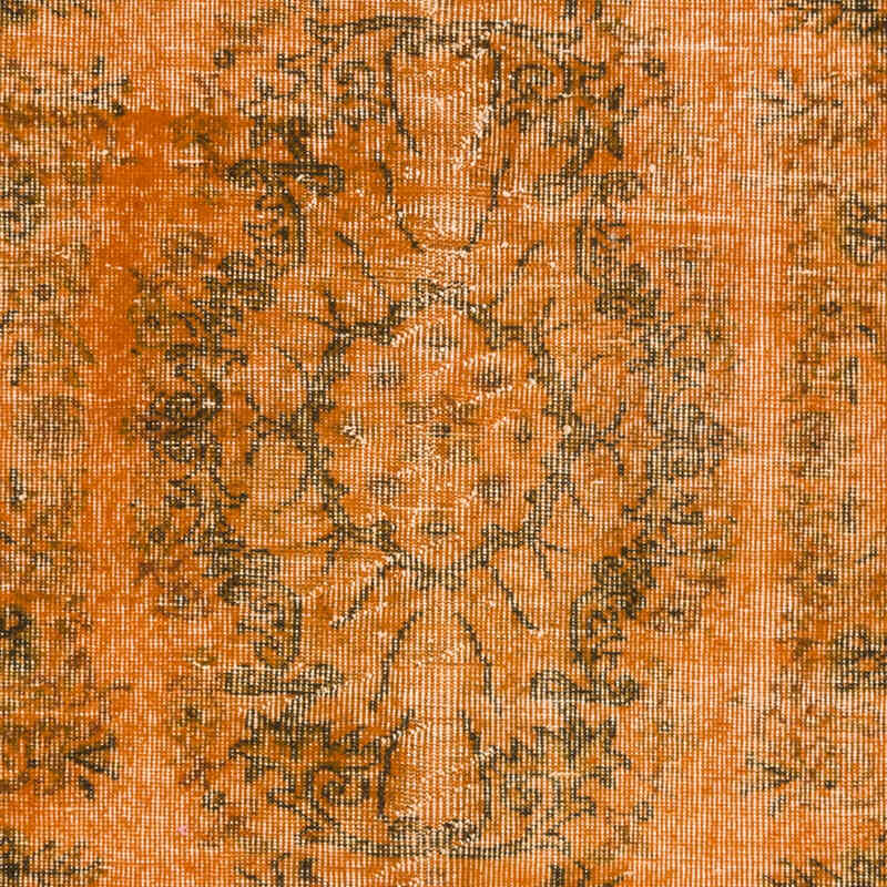 Alfombra Turca Vintage Sobre-teñida - 121 cm x 206 cm - K0069822