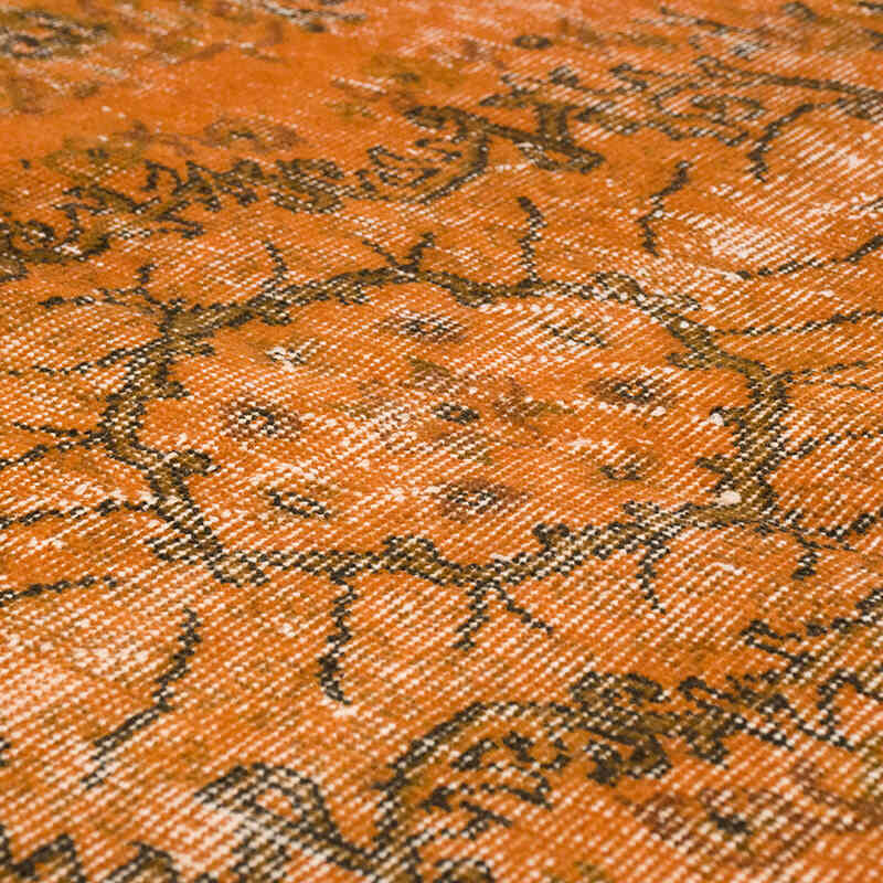 Alfombra Turca Vintage Sobre-teñida - 121 cm x 206 cm - K0069822