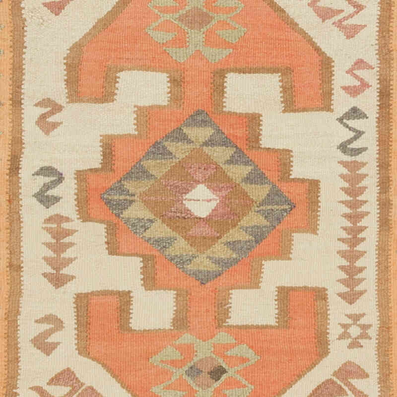 Alfombra Kilim Tribal Vintage - 102 cm x 362 cm - K0069825