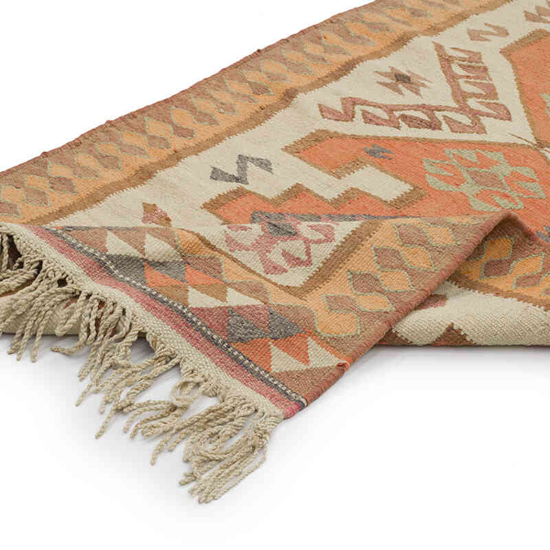 Alfombra Kilim Tribal Vintage - 102 cm x 362 cm - K0069825