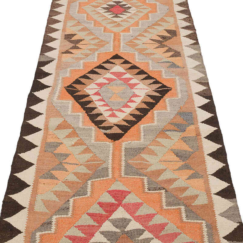 Vintage Anadolu Kilim Yolluk - 95 cm x 327 cm - K0069830