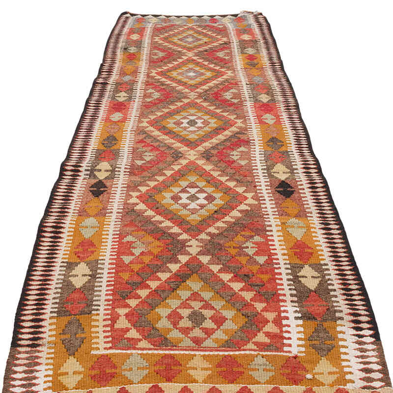 Vintage Anadolu Kilim Yolluk - 92 cm x 296 cm - K0069831