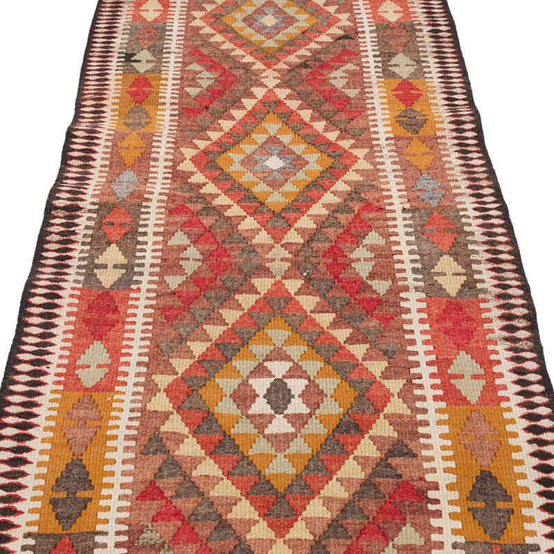 Vintage Anadolu Kilim Yolluk - 92 cm x 296 cm - K0069831