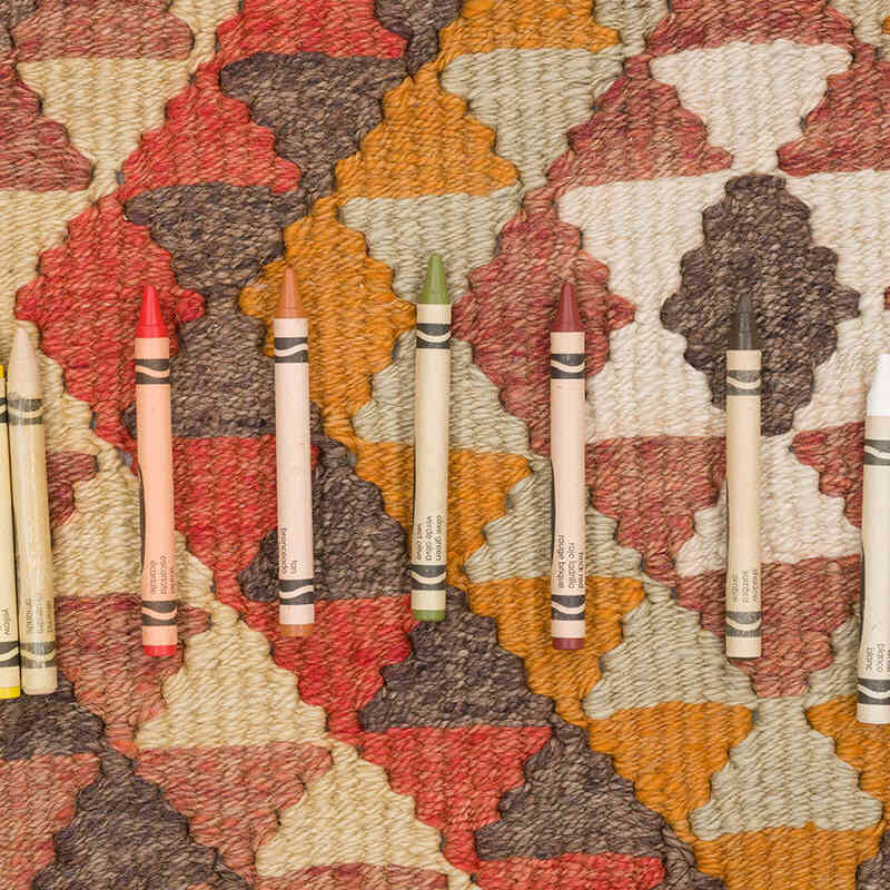Vintage Anadolu Kilim Yolluk - 92 cm x 296 cm - K0069831