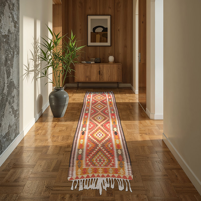 Vintage Anadolu Kilim Yolluk - 92 cm x 296 cm - K0069831