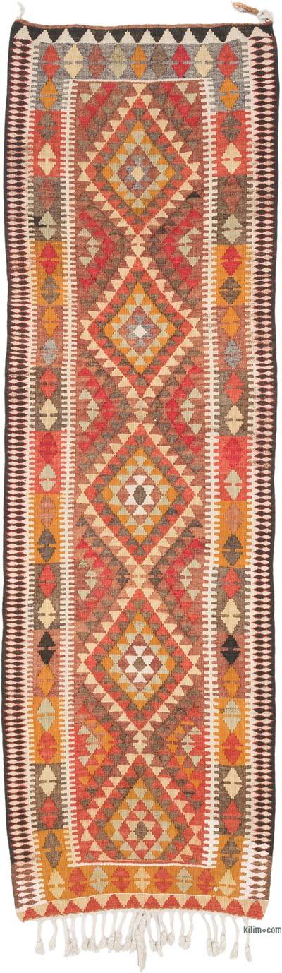 Vintage Tribal Kilim Runner - 3'  x 9' 9" (36" x 117")