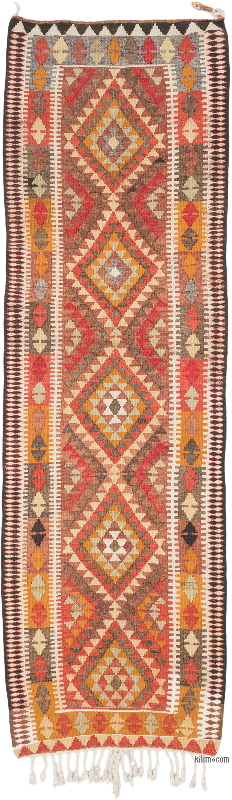 Vintage Anadolu Kilim Yolluk - 92 cm x 296 cm - K0069831