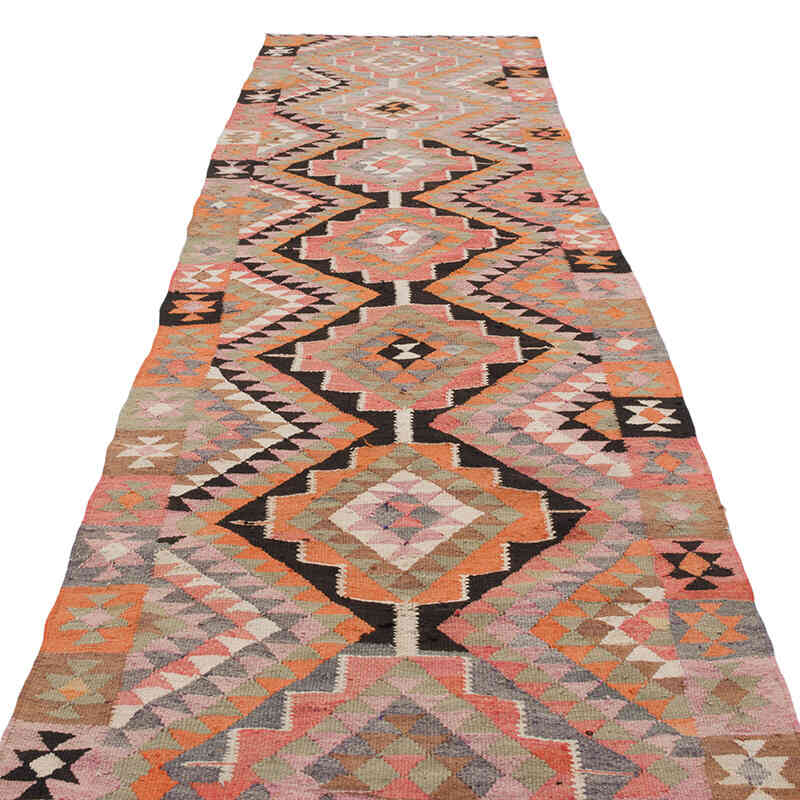 Alfombra Kilim Tribal Vintage - 100 cm x 330 cm - K0069833