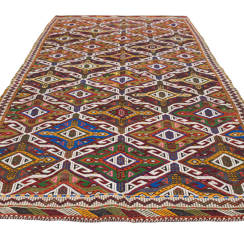 Vintage Anatolian Jijim Rug - 5' 3" x 9' 11" (63" x 119") - K0069835