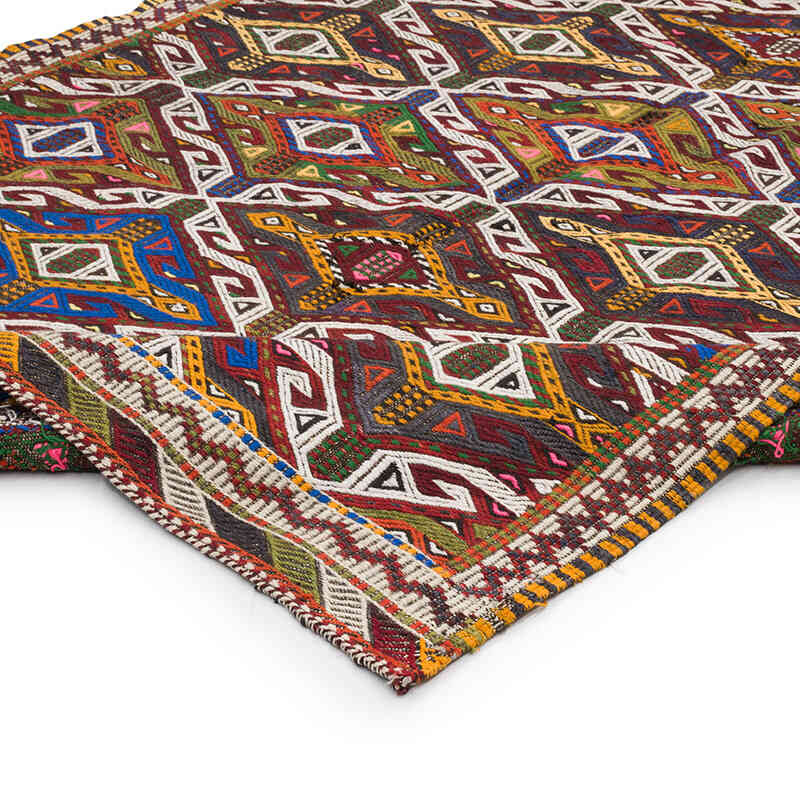 Vintage Anatolian Jijim Rug - 5' 3" x 9' 11" (63" x 119") - K0069835