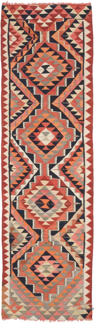 Vintage Anadolu Kilim Yolluk - 95 cm x 316 cm
