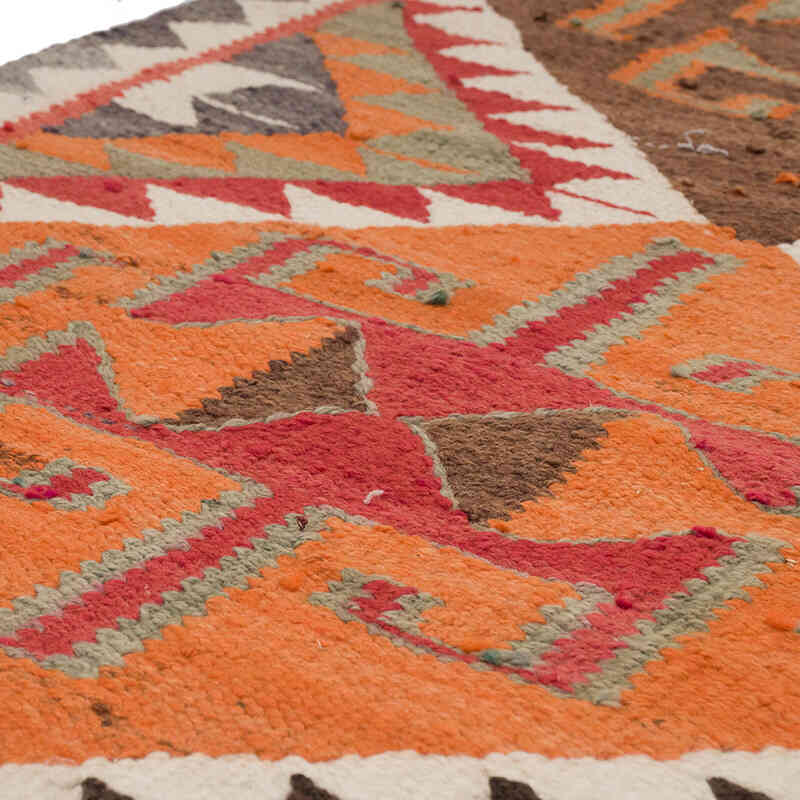 Vintage Tribal Kilim Runner - 3' 1" x 10' 9" (37" x 129") - K0069838
