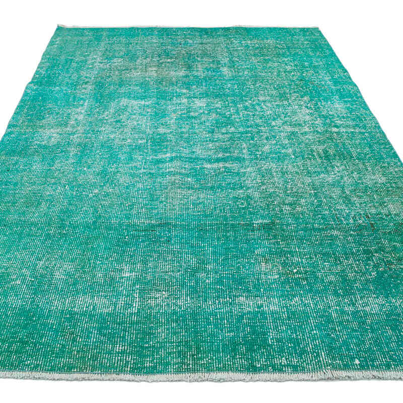 Over-dyed Vintage Hand-Knotted Turkish Rug - 4' 11" x 7' 10" (59" x 94") - K0069841