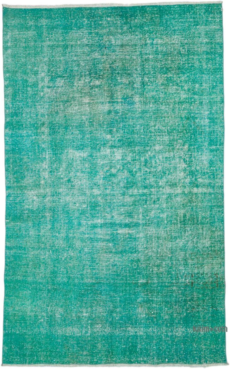 Over-dyed Vintage Hand-Knotted Turkish Rug - 4' 11" x 7' 10" (59" x 94") - K0069841