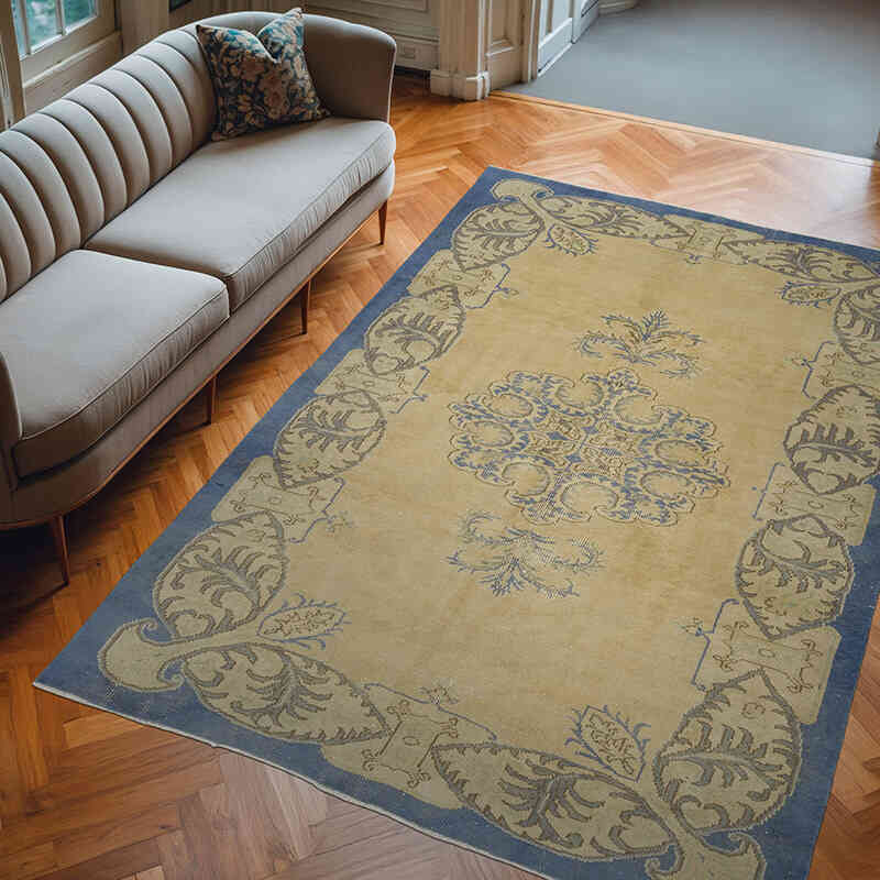 El Dokuma Vintage Halı - 205 cm x 290 cm - K0069848