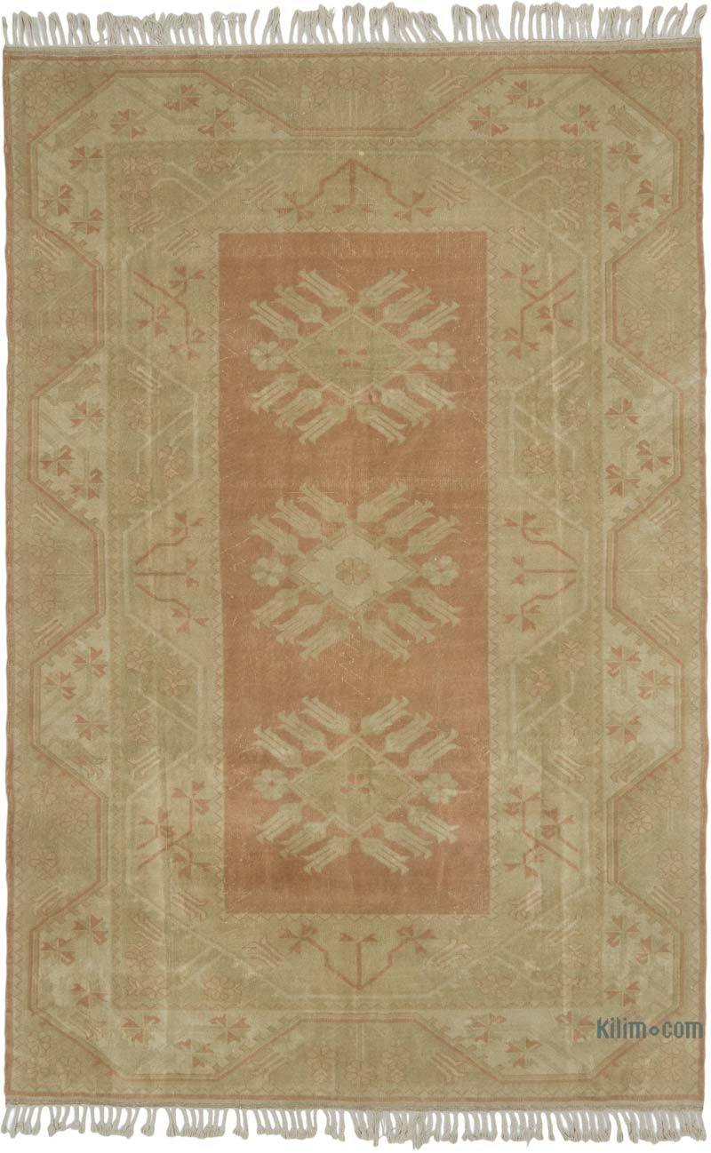 El Dokuma Vintage Halı - 192 cm x 292 cm - K0069849