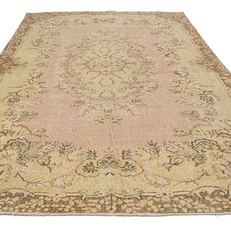 Alfombra Vintage Turca Anudada a Mano - 191 cm x 307 cm - K0069850