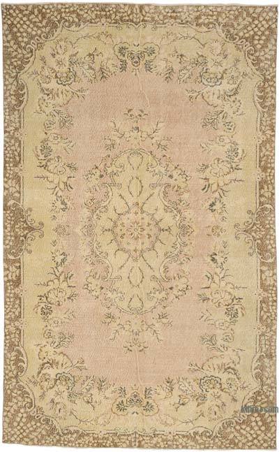 Vintage Turkish Hand-Knotted Rug - 6' 3" x 10' 1" (75" x 121")