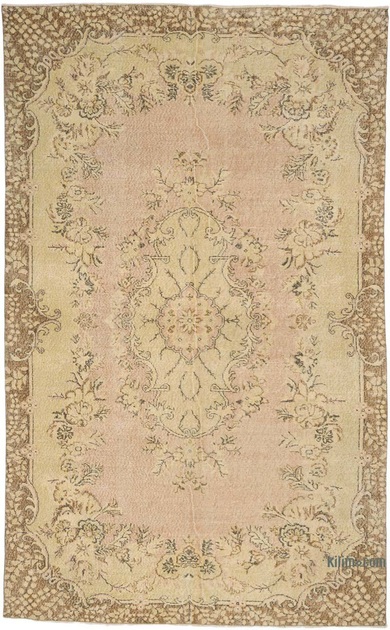 Alfombra Vintage Turca Anudada a Mano - 191 cm x 307 cm - K0069850