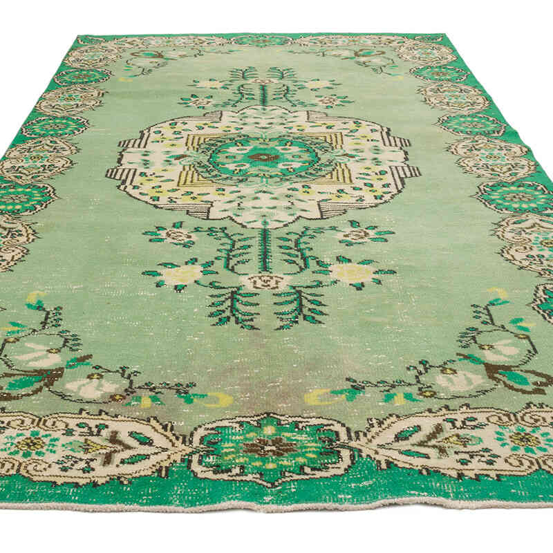 Alfombra Vintage Turca Anudada a Mano - 180 cm x 290 cm - K0069851