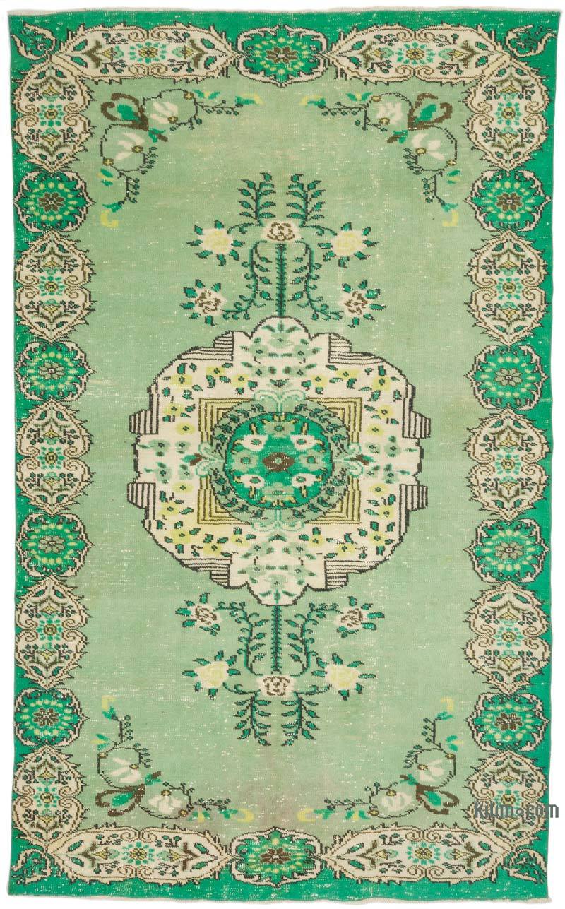 Alfombra Vintage Turca Anudada a Mano - 180 cm x 290 cm - K0069851