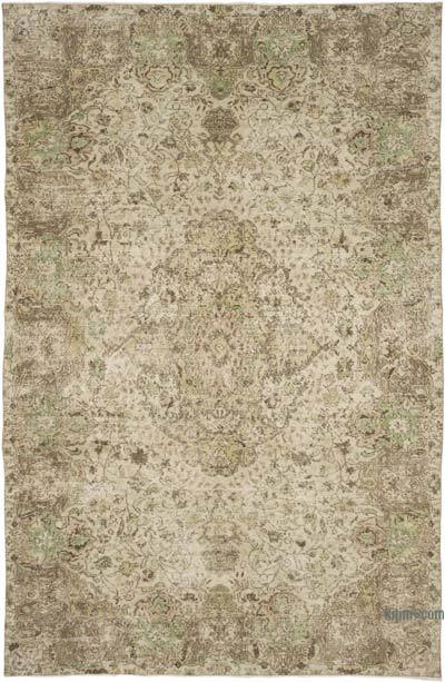 Vintage Turkish Hand-Knotted Rug - 6' 7" x 10' 1" (79" x 121")