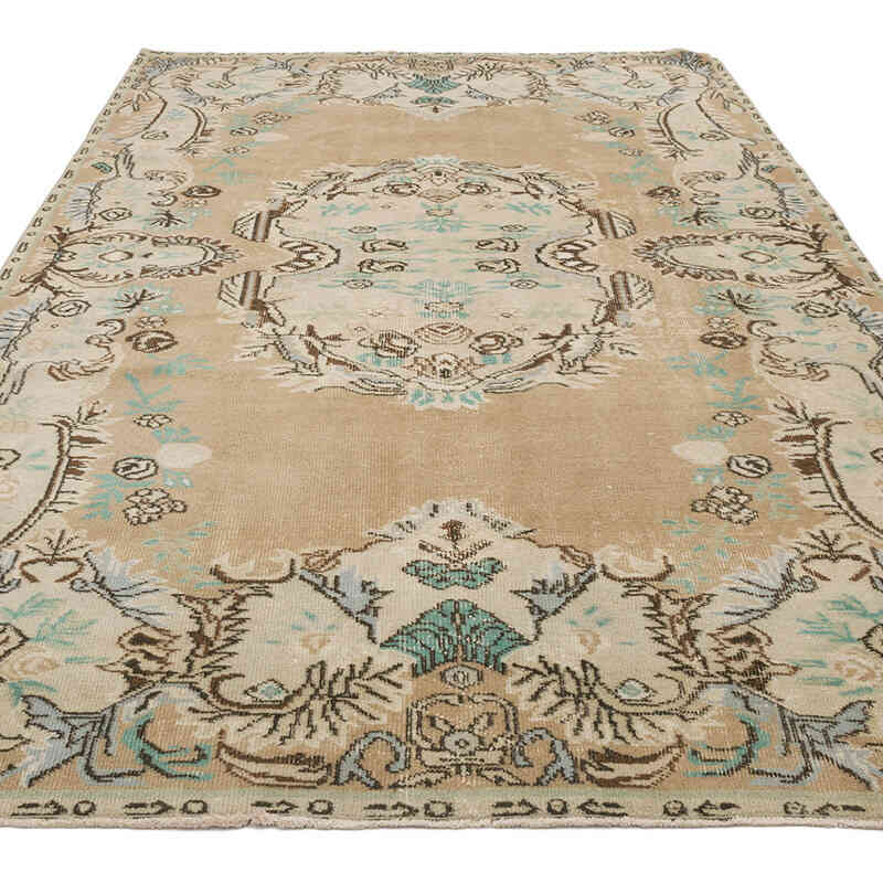 Alfombra Vintage Turca Anudada a Mano - 172 cm x 288 cm - K0069856