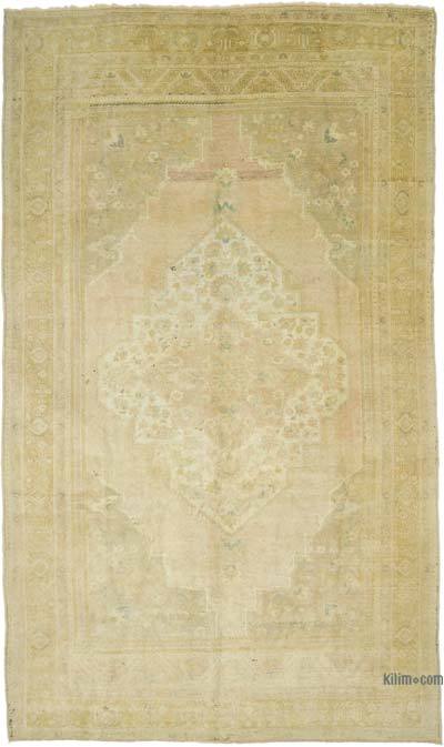 Vintage Turkish Hand-Knotted Rug - 7' 5" x 12' 5" (89" x 149")