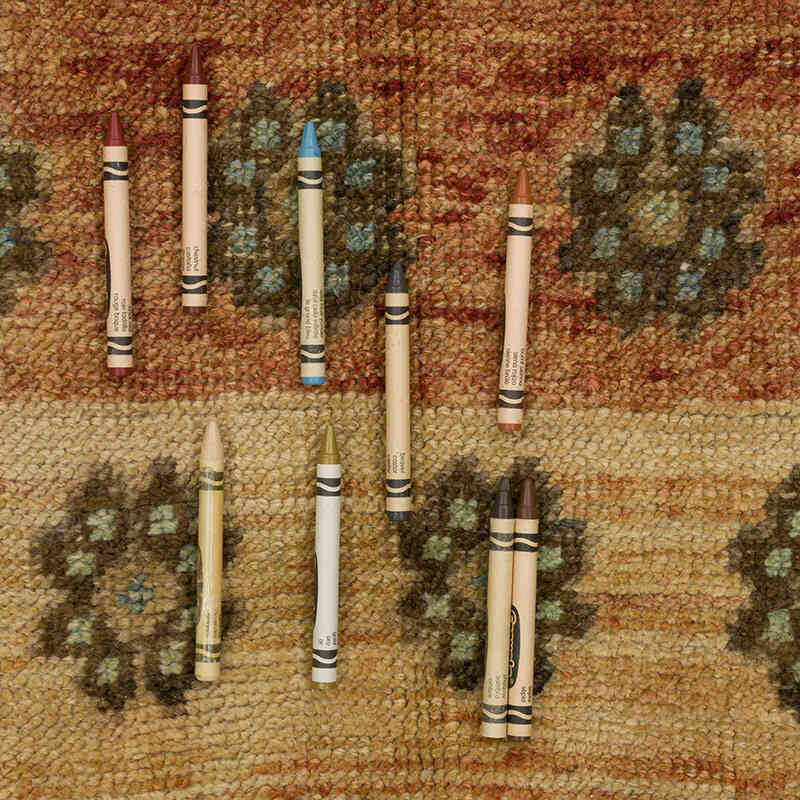 Vintage Turkish Hand-Knotted Rug - 4' 11" x 9' 3" (59" x 111") - K0069865