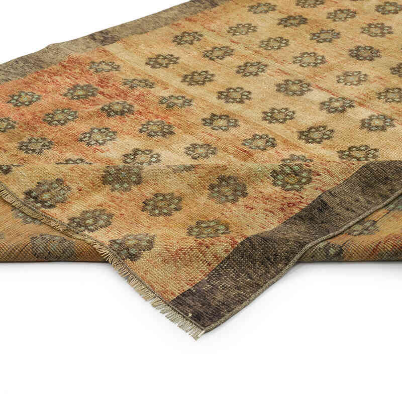 Vintage Turkish Hand-Knotted Rug - 4' 11" x 9' 3" (59" x 111") - K0069865