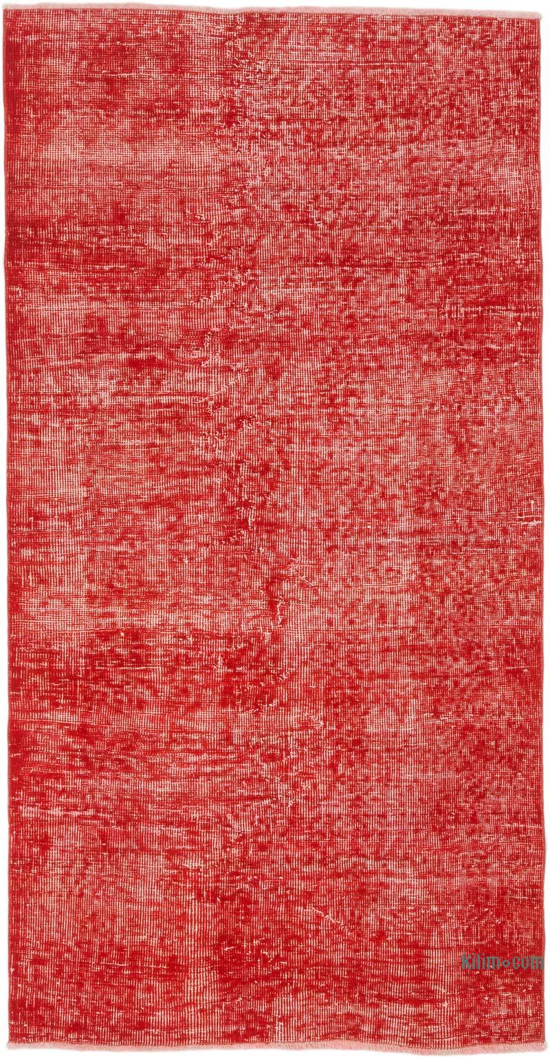 Alfombra Turca Vintage Sobre-teñida - 98 cm x 190 cm - K0069873