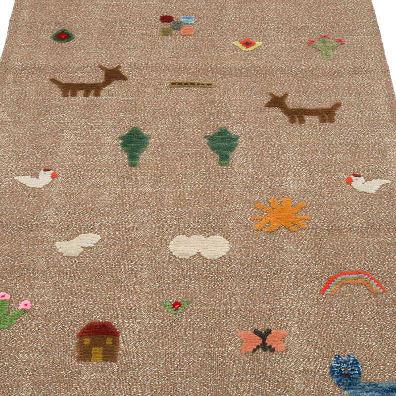 Nueva Alfombra Turca Kilim - 99 cm x 161 cm - K0070236