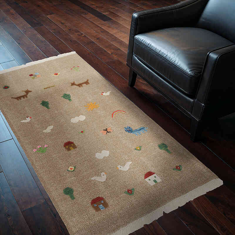 Nueva Alfombra Turca Kilim - 99 cm x 161 cm - K0070236