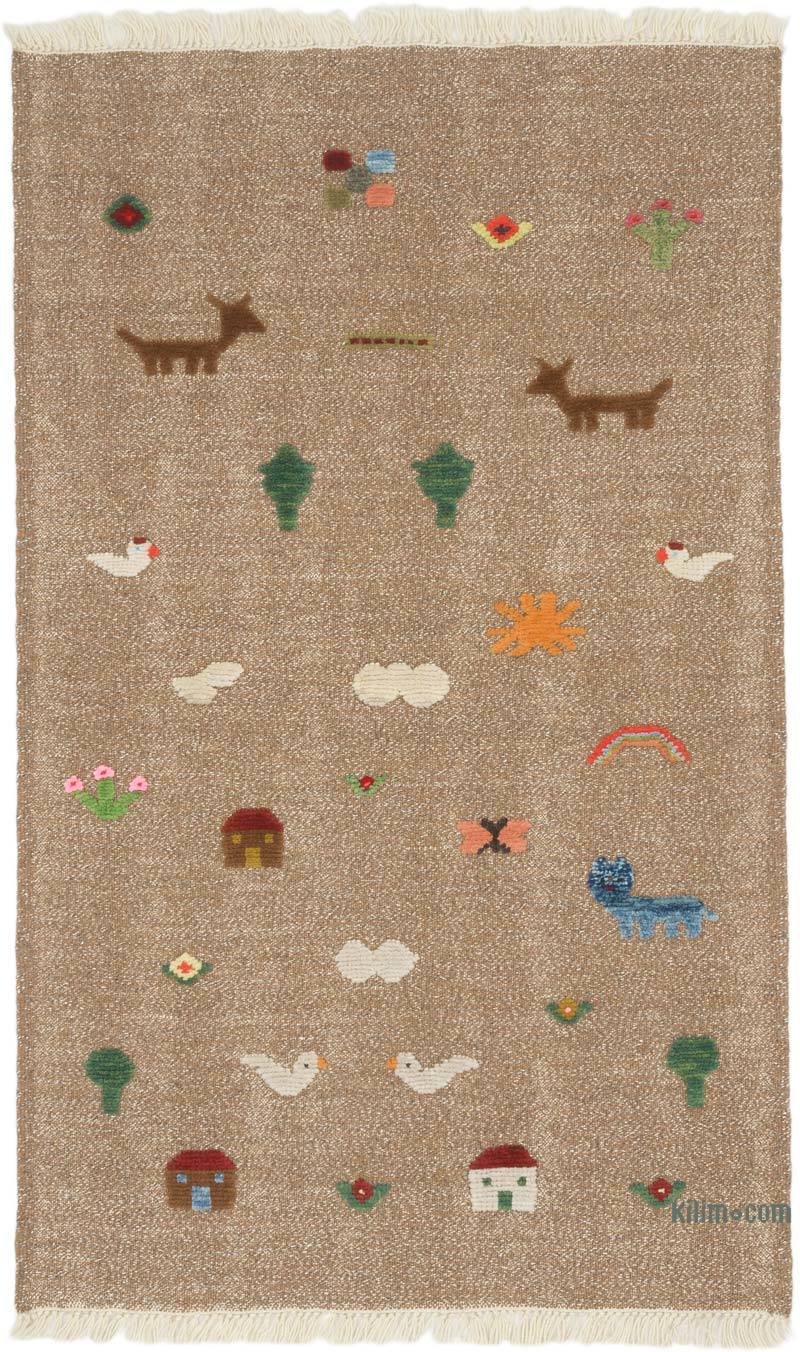 Nueva Alfombra Turca Kilim - 99 cm x 161 cm - K0070236