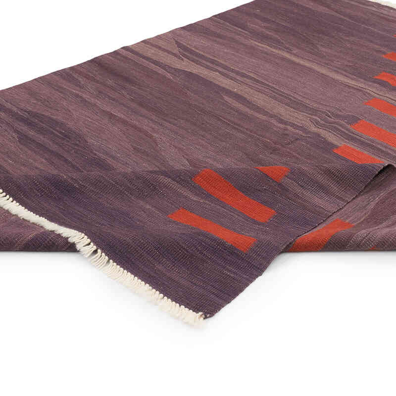 New Handwoven Turkish Kilim Rug - 4' 11" x 6' 7" (59" x 79") - K0070240