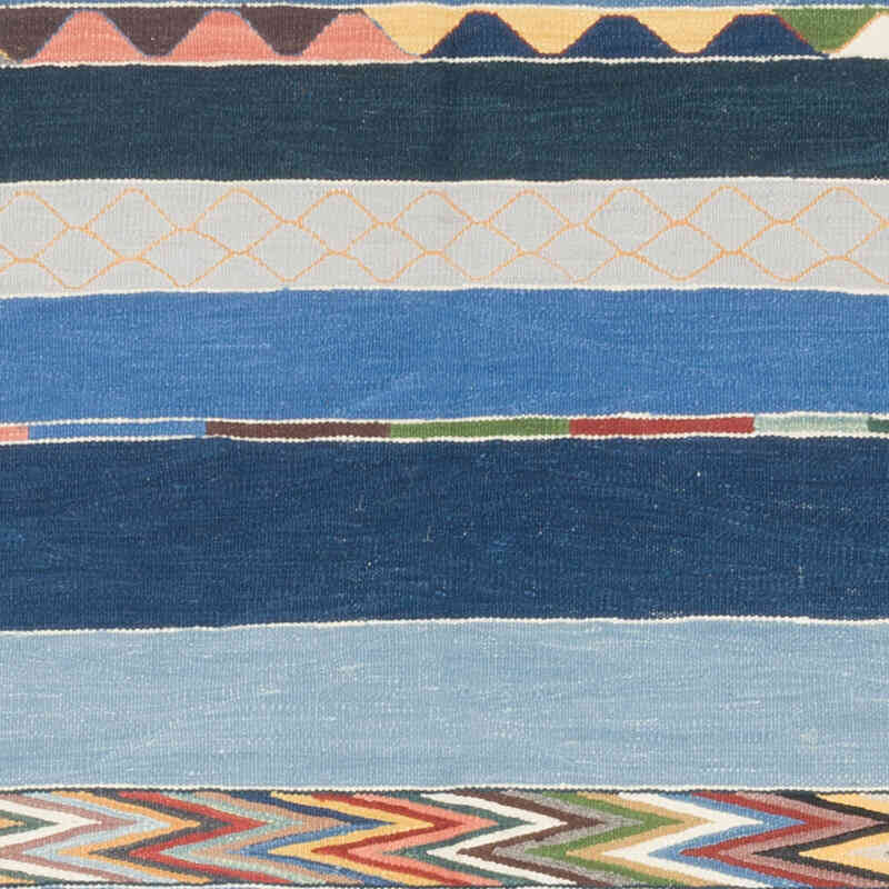 New Handwoven Turkish Kilim Rug - 6' 1" x 8' 3" (73" x 99") - K0070245