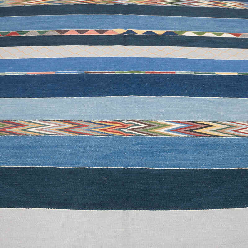 New Handwoven Turkish Kilim Rug - 6' 1" x 8' 3" (73" x 99") - K0070245