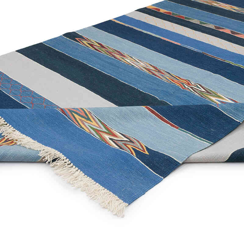 New Handwoven Turkish Kilim Rug - 6' 1" x 8' 3" (73" x 99") - K0070245