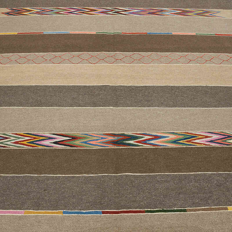 New Handwoven Turkish Kilim Rug - 6'  x 8' 2" (72" x 98") - K0070247