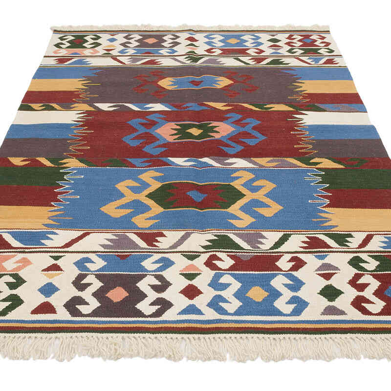 Nueva Alfombra Turca Kilim - 123 cm x 178 cm - K0070250