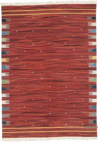 New Handwoven Turkish Kilim Rug - 6'  x 8' 3" (72" x 99")