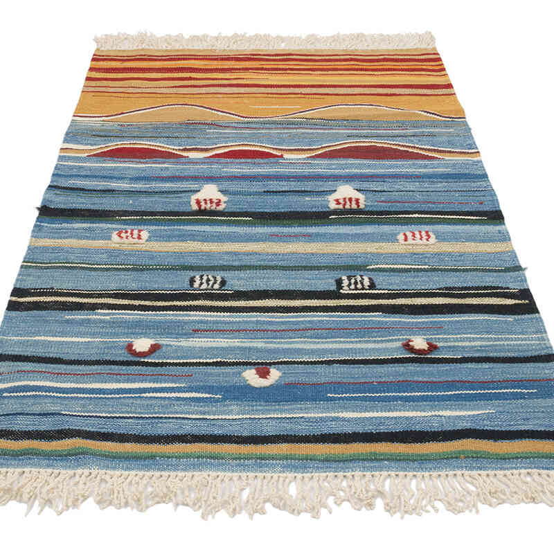 Nueva Alfombra Turca Kilim - 95 cm x 150 cm - K0070254